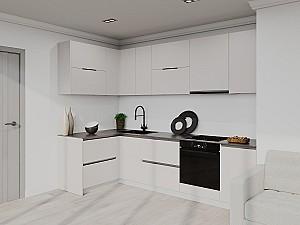 Set mobila bucatarie Bayro Monti Cucine 2.8x1.4 m Cashmere