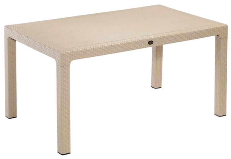 Masa de gradina Capissi Rattan 90x150 Cappuccino