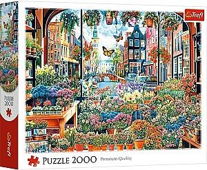 Puzzle Trefl 27128 Florărie în Amsterdam