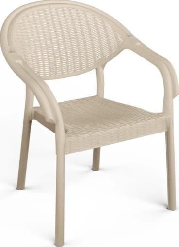Scaun terasa Capissi Bamboo Cappuccino