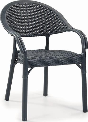 Scaun terasa Capissi Bamboo Antracit