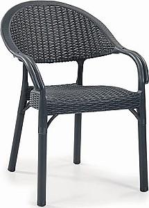 Scaun terasa Capissi Bamboo Antracit