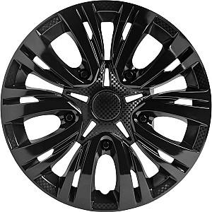 Capac pentru roti AIRLINE 14 Lion negru lucios 2buc AWCC-14-04
