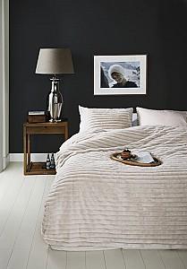 Albituri de pat Riviera Maison Furry Stripes 140x200/220 Off-white