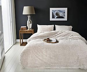 Albituri de pat Riviera Maison Furry Stripes 140x200/220 Off-white