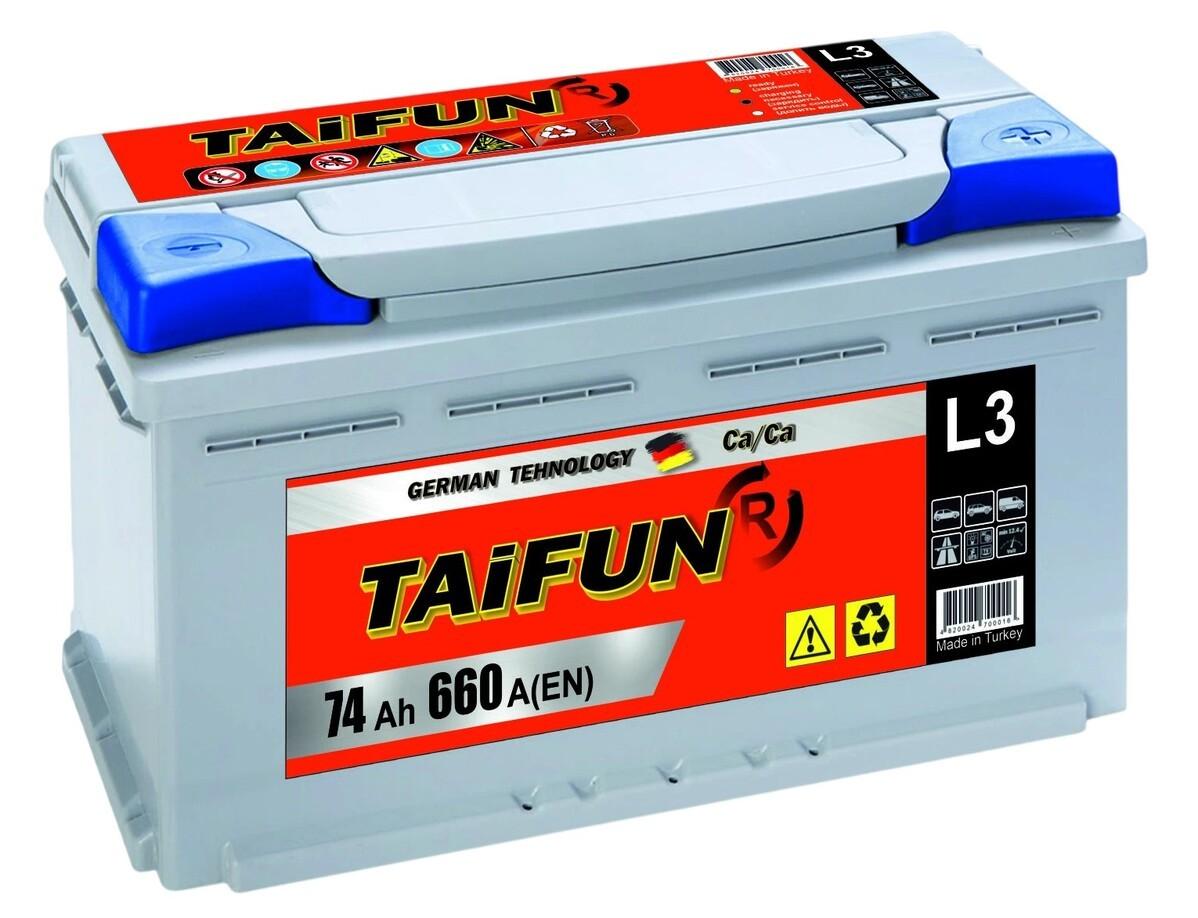 Acumulator auto TAIFUN 74 AH 660A