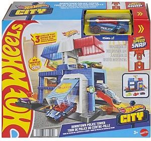  Hot Wheels Downtown Police Tower (JHL74)