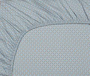 Cearsaf pentru pat PIP Studio Cross Stitch 180x200 Grey blue