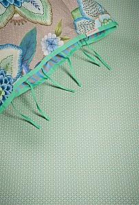Cearsaf pentru pat PIP Studio Cross Stitch 160x200 Light Green