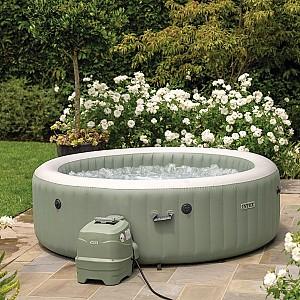Piscina Intex Bubble Massage 196х71 cm Olive