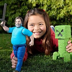 Figurina personaj Mattel Minecraft (în ass.) JFR65