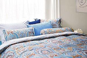 Albituri de pat PIP Studio Jabali Flower 200x200/220 Blue