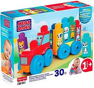 Constructor Mattel Tractor cu animale (JKG33)