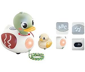 Jucarie de impins si tras Hola Toys Duck Family (HE9976)