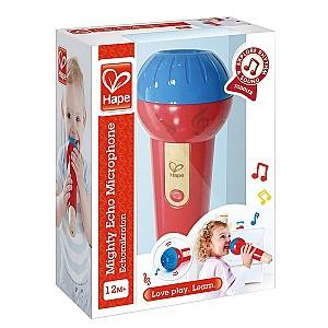 Jucarie interactiva Hape Microfon din lemn
