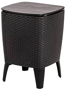 Masa de gradina Sonmez Capri Wengue (maro) 41.5x41.5