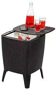 Masa de gradina Sonmez Capri Wengue (maro) 41.5x41.5