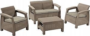 Masa de gradina Keter Corfu II Table Cappuccino