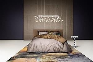 Albituri de pat Moooi Dodo Pavone 200x200/220 Grey