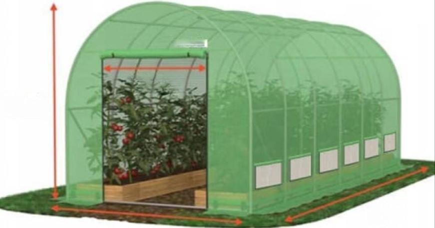 Seră de tip tunel Tehno Ms 6x3x2.5m/Ø26mm