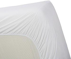 Cearsaf pentru pat Ambiante Cotton Uni HL 90x200 White
