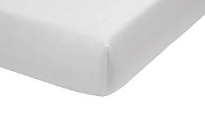 Cearsaf pentru pat Ambiante Cotton Uni HL 90x200 White