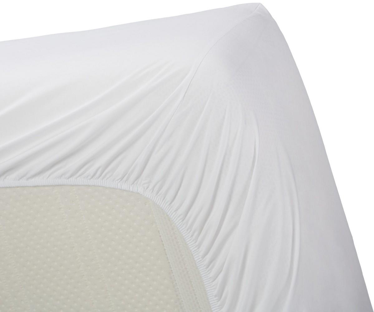 Cearsaf pentru pat Ambiante Cotton Uni 200x200 White