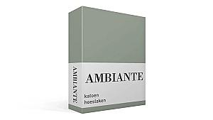 Cearsaf pentru pat Ambiante Cotton Uni 160x200 Green