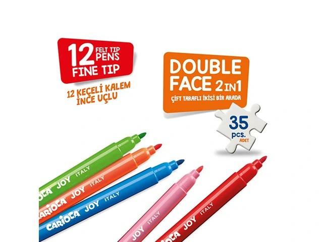 Puzzle CARIOCA Create&Color Adventures, cu doua fete