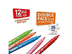 Puzzle CARIOCA Create&Color Adventures, cu doua fete