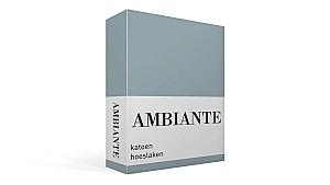 Cearsaf pentru pat Ambiante Cotton Uni 200x200 Blue