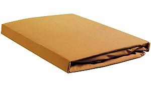 Cearsaf pentru pat Ambiante Cotton Uni 160x200 Ochre
