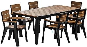 Masa de gradina Sonmez Madeira Tabaco (maro) 180x90