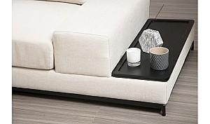 Canapea Trendy cu 4 locuri Linie Cu Masuta - Bej 102 x 84 x 320 cm
