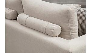 Canapea Trendy cu 4 locuri Linie Cu Masuta - Bej 102 x 84 x 320 cm