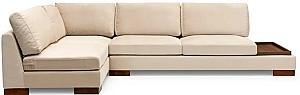 Canapea coltar Trendy Lalea Colt Stanga Cu Pouf - Bej