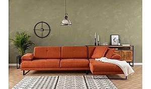 Canapea coltar Trendy Mustang Mic Dreapta - Portocaliu