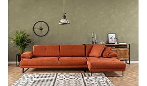 Canapea coltar Trendy Mustang Mic Dreapta - Portocaliu