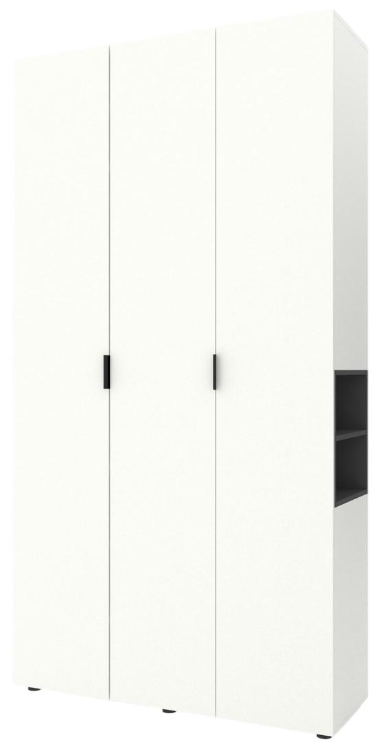 Dulap Nex Home A015R Alb/Antracit (Gri)