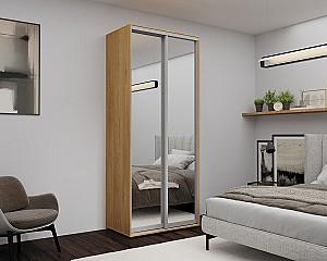 Dulap-cupe Nex Home Oglinda Sonoma (Bej) 100x60x220 cm
