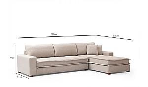 Canapea coltar Trendy Lena Corner (L3-CHL) - Bej nisip