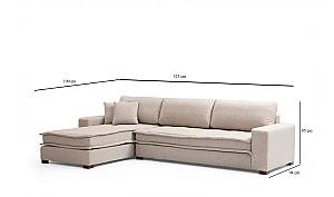 Canapea coltar Trendy Lena Corner (CHL-3R) - Bej nisip