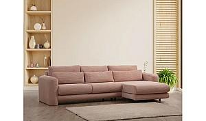 Canapea coltar Trendy Lily Corner dreapta Roz