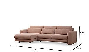 Canapea coltar Trendy Lily Corner stanga