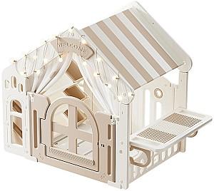 Casuta de joaca Moni PlayHouse White & Beige