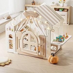 Casuta de joaca Moni PlayHouse White & Beige