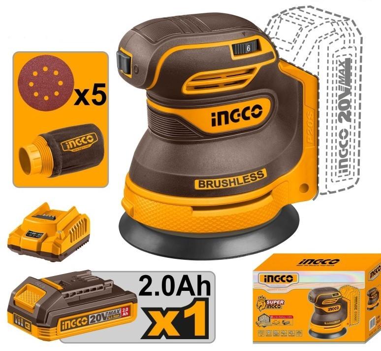 Slefuitor cu excentric INGCO CROSLI20021