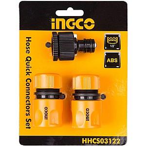 Accesoriu pentru scule pneumatice INGCO Set 3 buc accesori pentru furtun HHCS03122