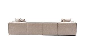 Canapea coltar Trendy Sora (L1-O1-O1-1R-POUFFE ) Bej Nisip