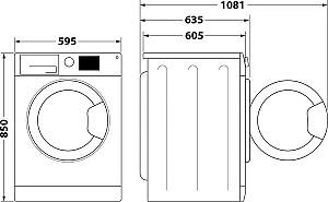 Masina de spalat Whirlpool FFWDD1076258SVEE